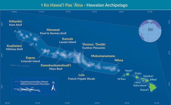 The original Papahānaumokuākea Marine National Monument spanned 139,818 square miles. President Obama on Friday quadrupled the monument's size to 582,578 square miles.