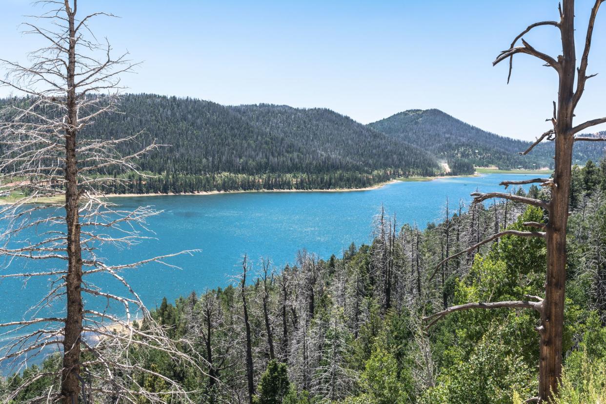 View of the Navajo Lake in Dixie National Forest, Utah