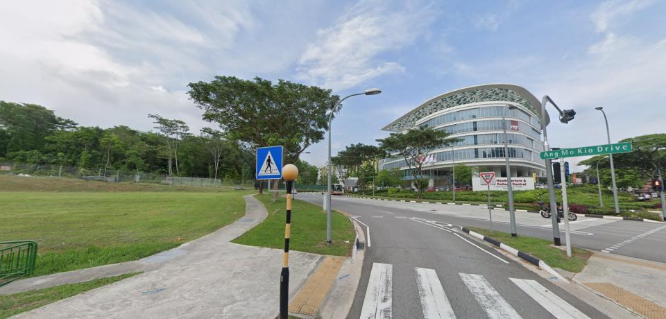 Google street view of the Ang Mo Kio SERS replacement site