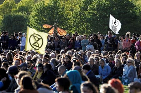 FILE PHOTO: The Extinction Rebellion protest in London