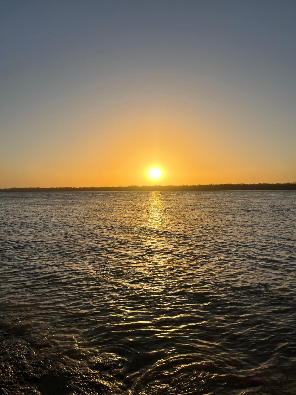 The Mississippi River has returned to normal levels after experiencing a drought for a few months. This is how the river looks as of Mar. 7, 2023 from the Meeman-Shelby Forest State Park in the Millington area outside of Memphis, TN.