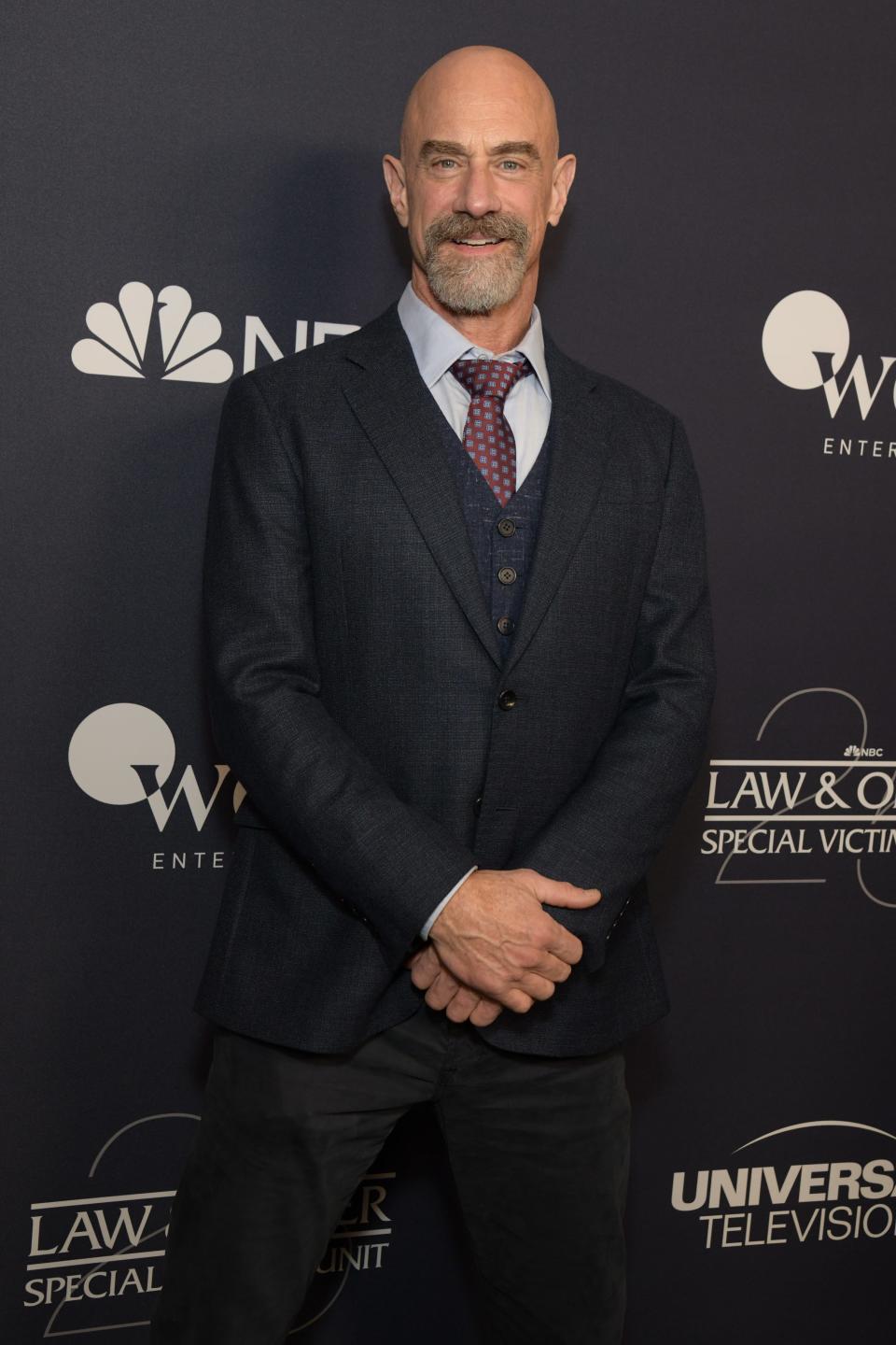 Christopher Meloni at the "Law & Order: SVU" 25th Anniversary Celebration held at the Peak Restaurant on Tuesday, January 16, 2024 in New York City.