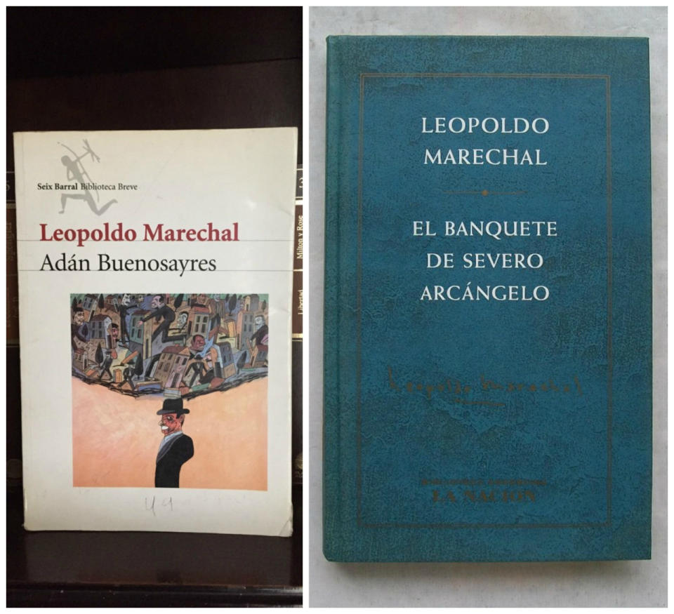 ‘Adán Buenosayres’ y ‘El Banquete de severo’. Ambas obras del poeta argentino, Leopoldo Marechal, se pueden tener en casa por 895 pesos, al igual que el libro de Xipolitakis.