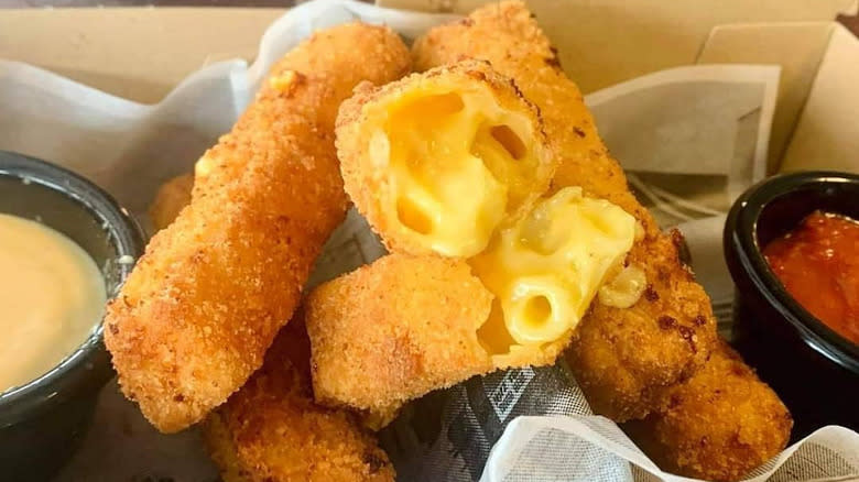 Mac and cheese sticks