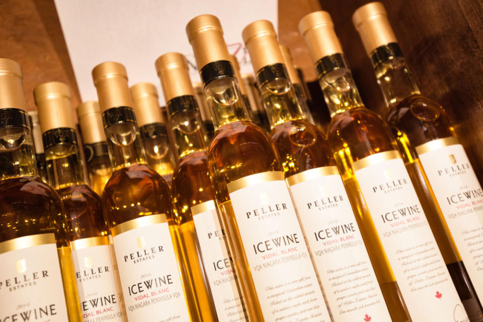 Botellas de Ice Wine