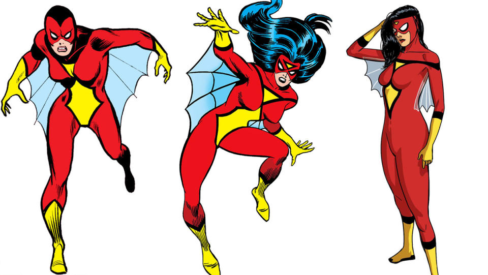 Veteran artist Marie Severin came up with a truly memorable costume when designing Spider-Woman in 1977.