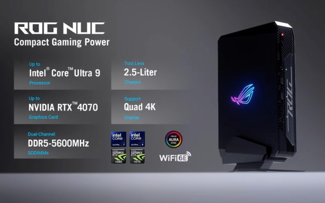 Asus takes over Intel's NUC tiny PC business