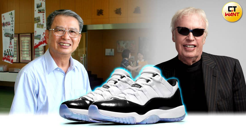 Nike創辦人菲爾與豐泰創辦人王秋雄認識將近半個世紀，兩人從很小的企業相互扶持成長，到現在Nike有6萬名員工，豐泰有11萬名員工。兩人共同催生出喬丹鞋。（圖／報系資料庫、Nike提供）