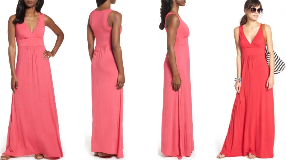 Loveappella V-Neck Jersey Maxi Dress - Nordstrom, $48 (originally $68)