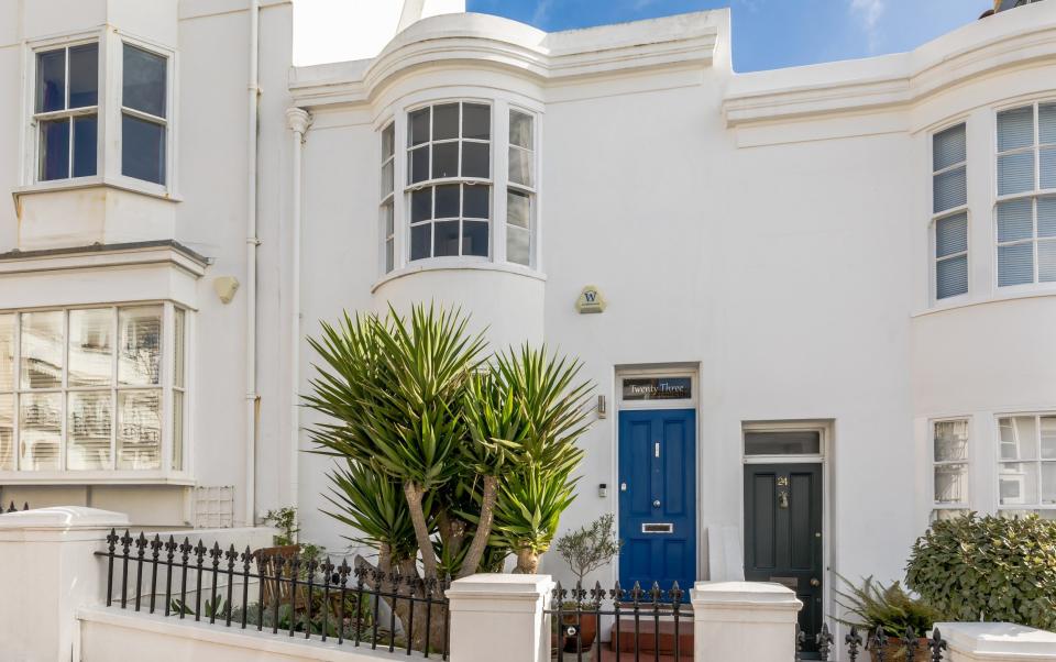 A two-bedroom house in Brighton’s Victoria Street is priced at £875,000