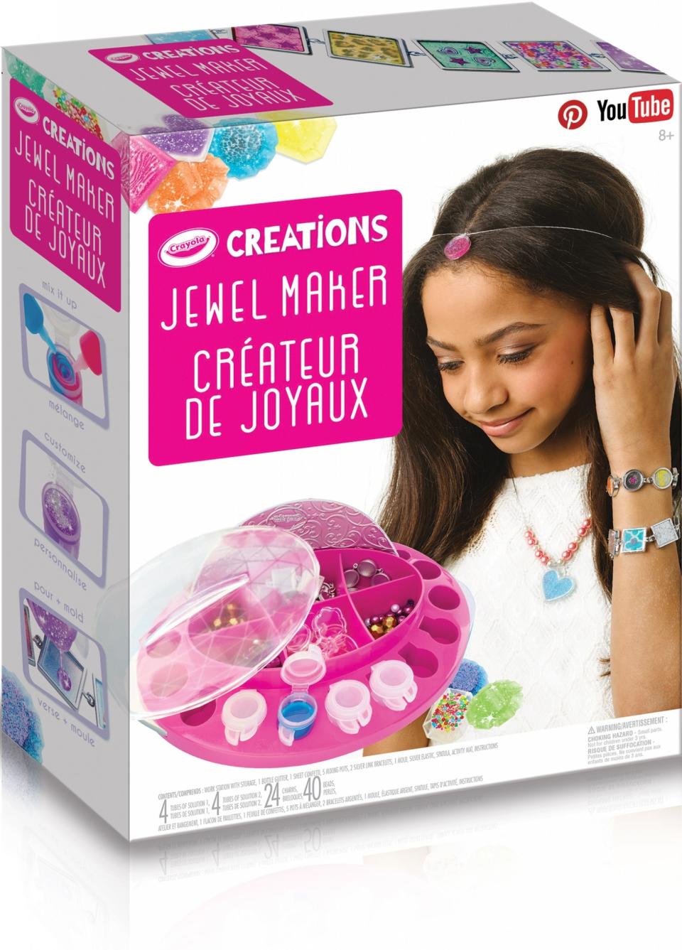 <p><a rel="nofollow noopener" href="http://www.walmart.ca/en/ip/crayola-creations-jewel-maker/6000196174464" target="_blank" data-ylk="slk:Crayola Creations Jewel Maker Design Studio;elm:context_link;itc:0;sec:content-canvas" class="link ">Crayola Creations Jewel Maker Design Studio</a><br> $18.96 </p>