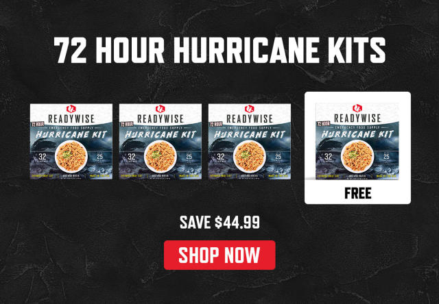 Limited Edition 72 Hour Hurricane Emergency Food Kit