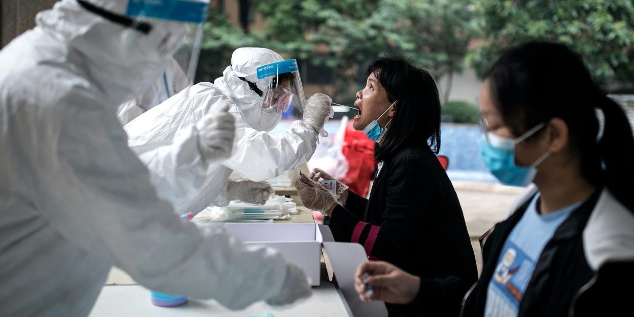Wuhan testing coronavirus
