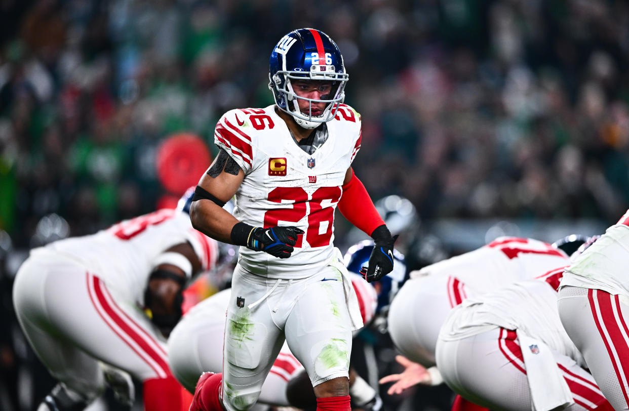 New York Giants Running Back Saquon Barkley (26) 