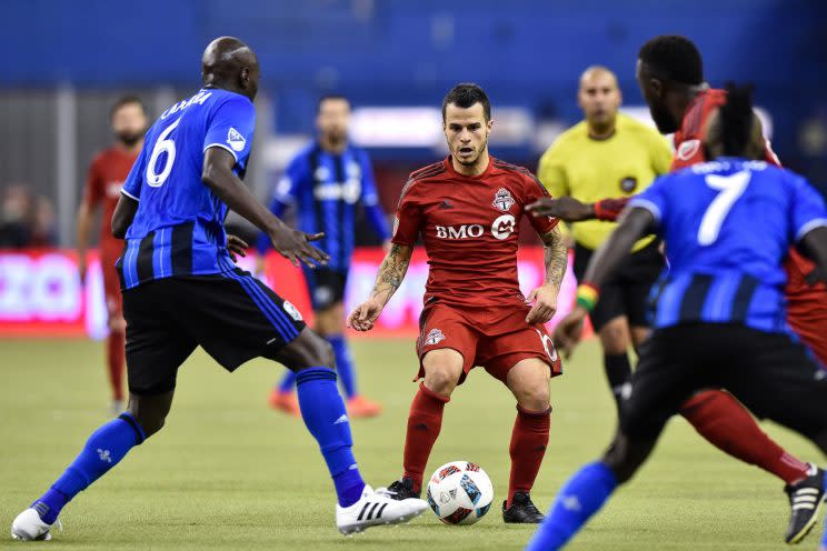 Giovinco handling the ball