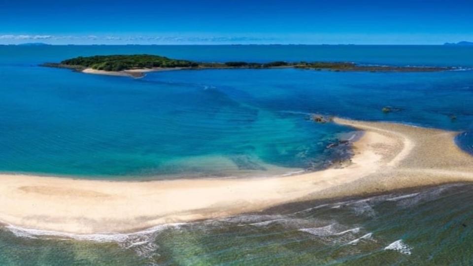 Victor Island in Queensland’s Whitsundays has been listed for auction by Ray White Commercial in April. Picture: Ray White Commercial