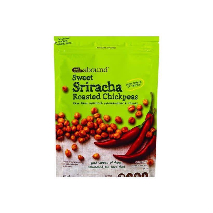 Sweet Sriracha Roasted Chickpeas