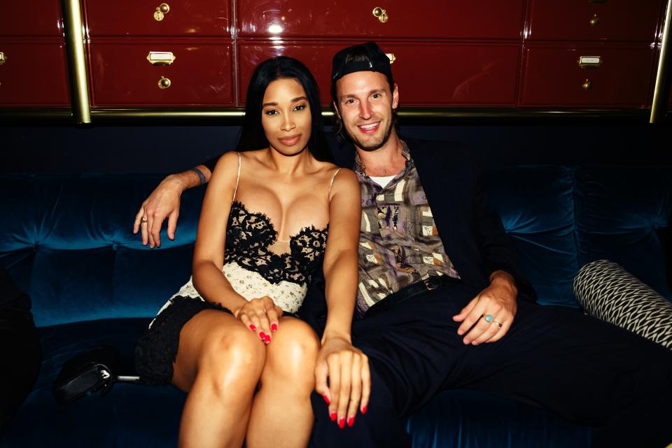 DSquared2's Velissa Vaughn and GQ senior fashion editor Jon Tietz