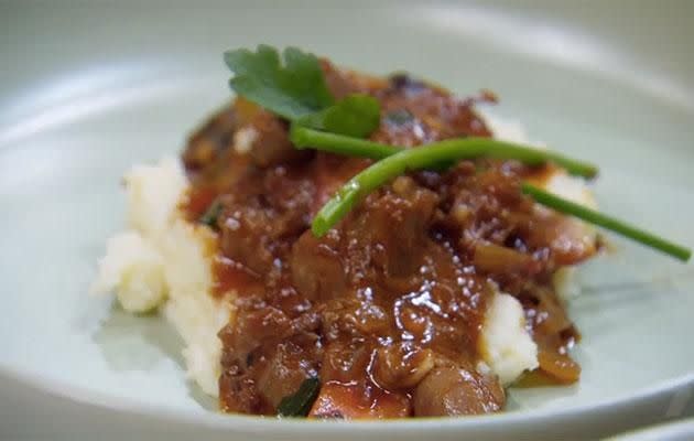 During the series, the siblings served oxtail, steak and kidney stew on one occasion. Source: Channel Seven