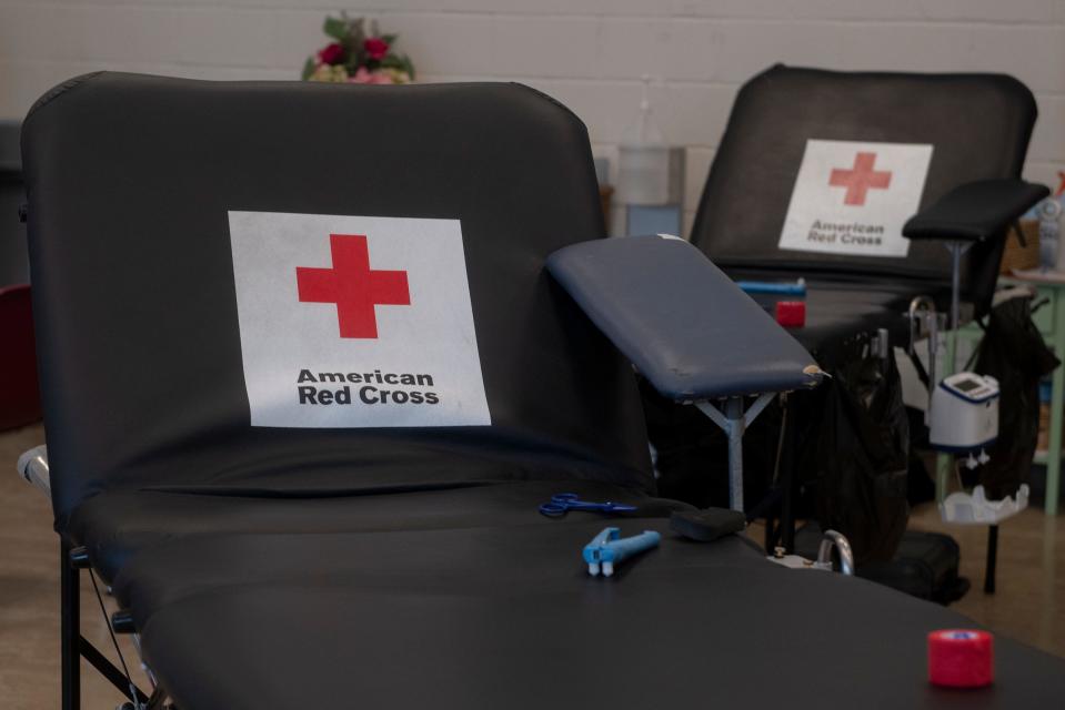 Red Cross blood drive.
