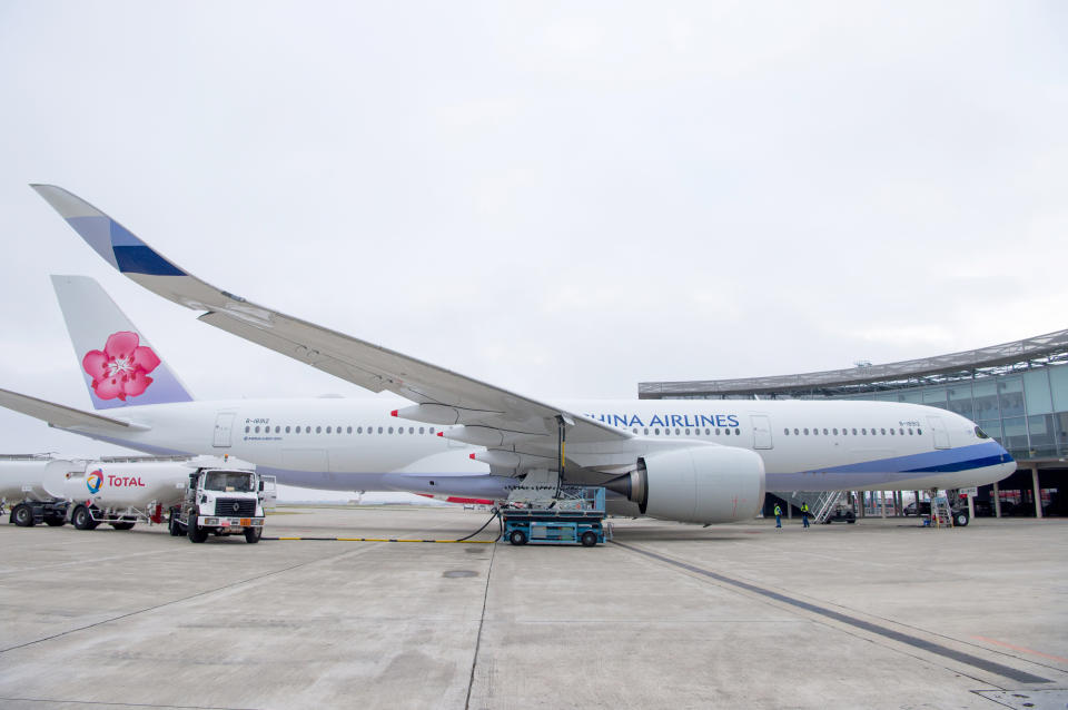 領先同業！華航將首次添加永續航空燃油載客飛行。圖/華航提供