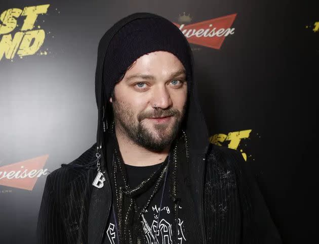 This Jan. 14, 2013 file photo shows Bam Margera at the LA premiere of 