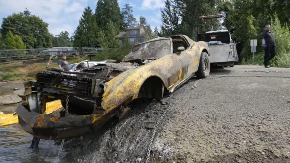 Submerged C3 Corvette