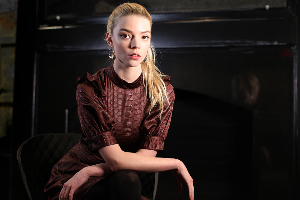 BOSTON - FEBRUARY 26: Actress Anya Taylor-Joy poses for a portrait at the Eliot Hotel in Boston on Feb. 26, 2020. Autumn de Wilde directed the recent adaptation of Jane Austen's "Emma," in which Taylor-Joy stars as the titular character. (Photo by Suzanne Kreiter/The Boston Globe via Getty Images)