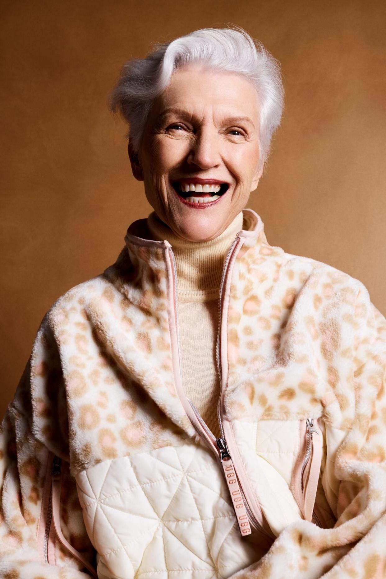 Maye Musk Wears the Comfiest Tracksuit We’ve Ever Seen in Ugg’s New Campaign