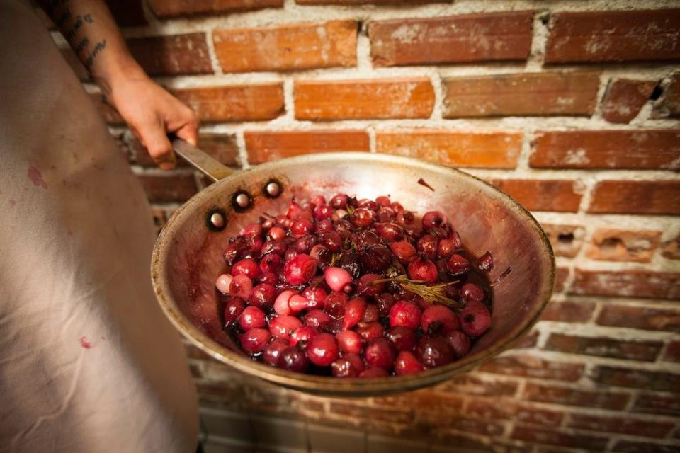 Chef Peter Ryan, who grew up in Plymouth, opened The Plimoth restaurant in 2013. Whenever cranberries are on the menu, Ryan recalls playing in the bogs behind his house when he was growing up.