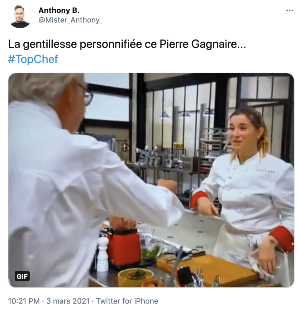 Pierre Gagnaire fait l'unanimité sur Twitter