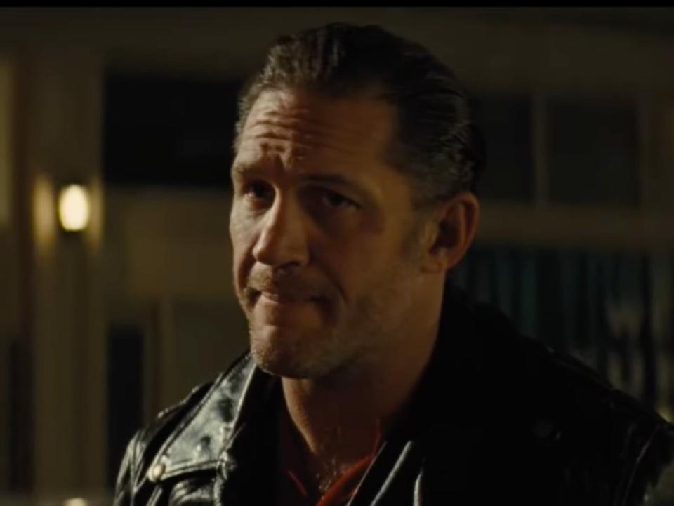 Tom Hardy – and his ‘weird’ new accent – in ‘The Bikeriders’ (20th Century Fox)