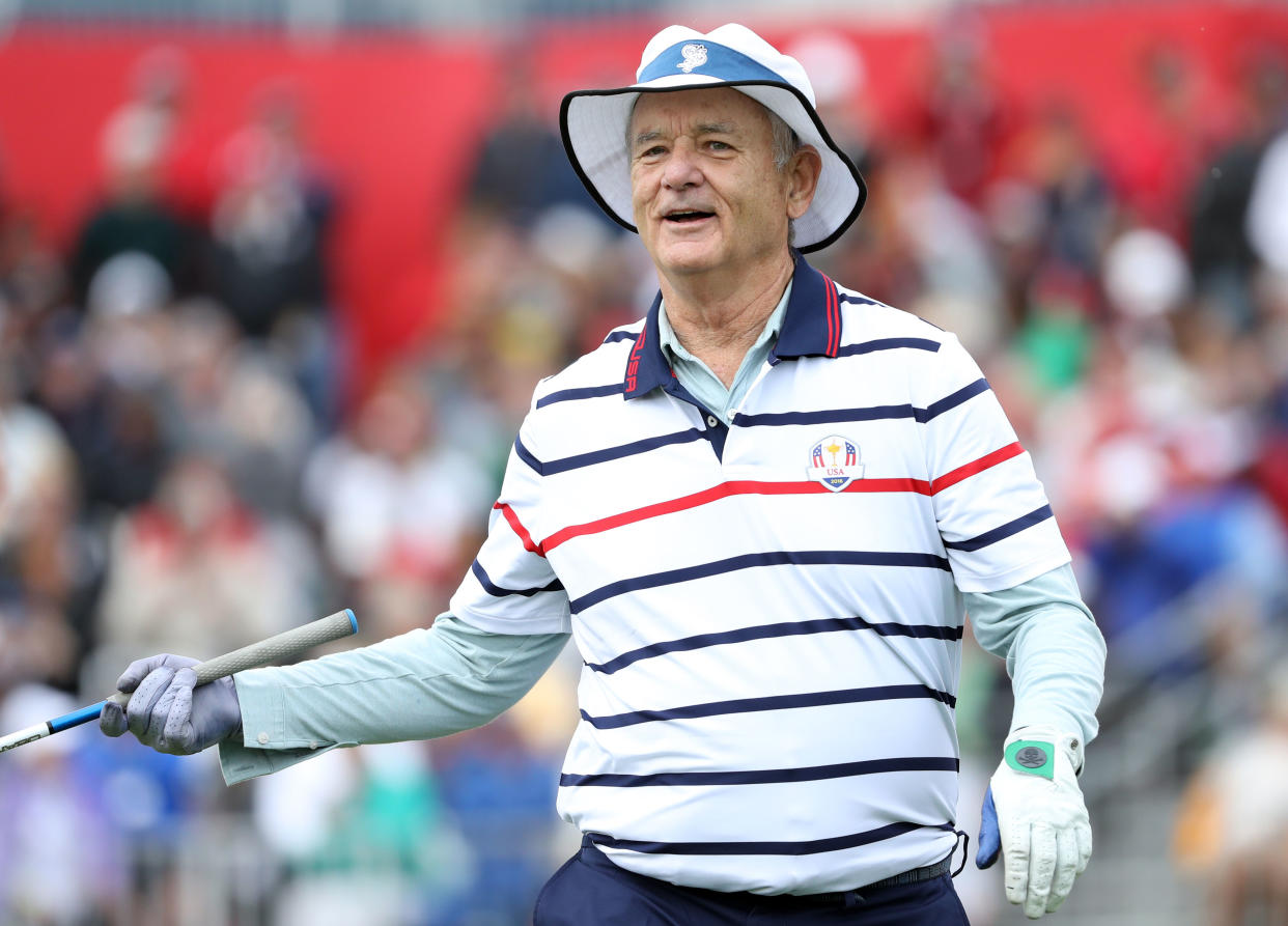 The Doobie Brothers threaten legal action against Bill Murray for using their song to sell "ugly" golf clothing. 