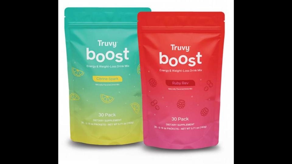 Truvy Boost Drink Mix Citrine Spark and Ruby Rev have been recalled.