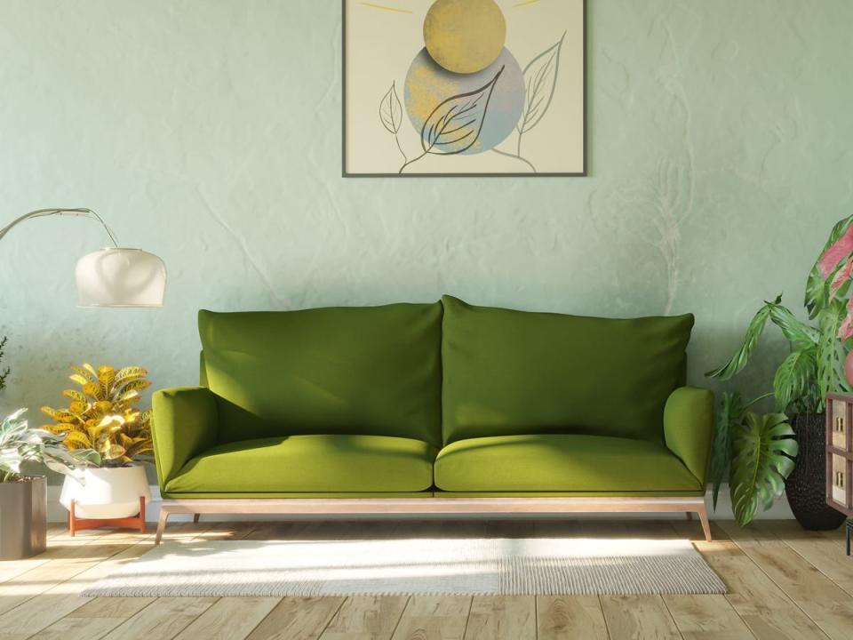 Green living room