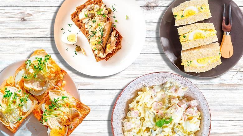 international egg salad dishes