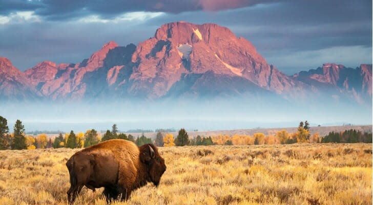 Mt. Moran in Wyoming