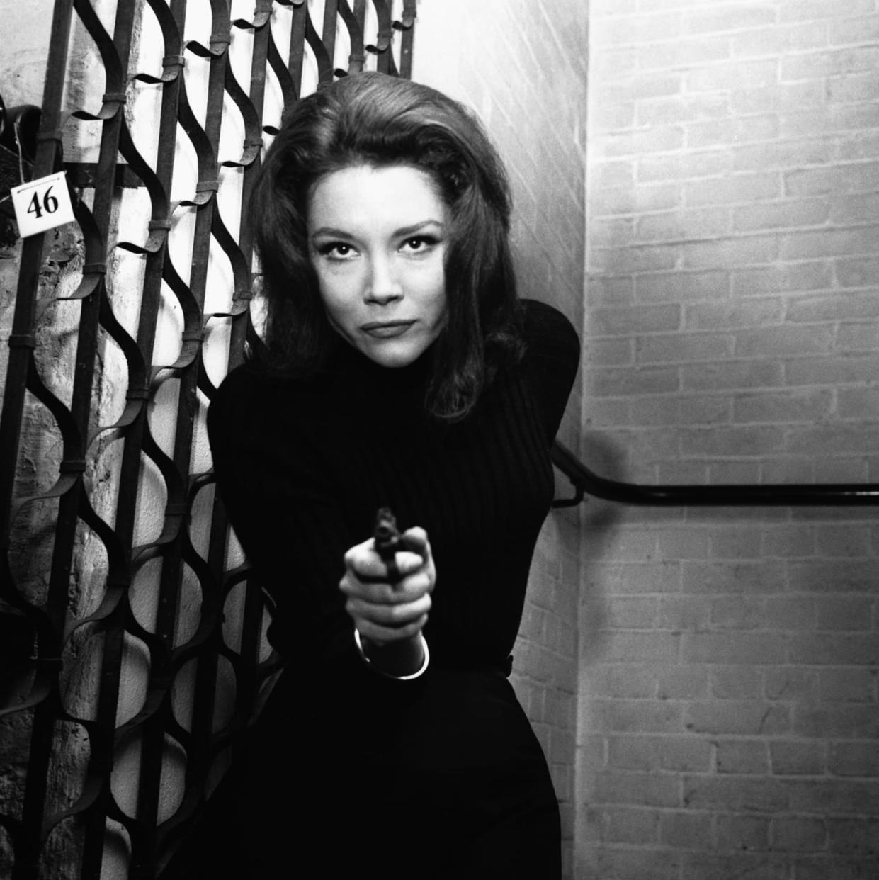 Star of The Avengers Diana Rigg, 1964 (Hulton Deutsch / Corbis via Getty Images)