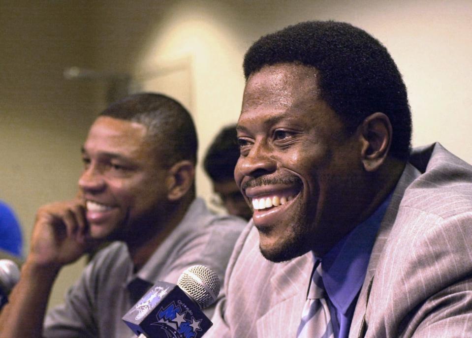 Patrick Ewing finished his career with the Doc Rivers-coached Mavericks in 2001-02.