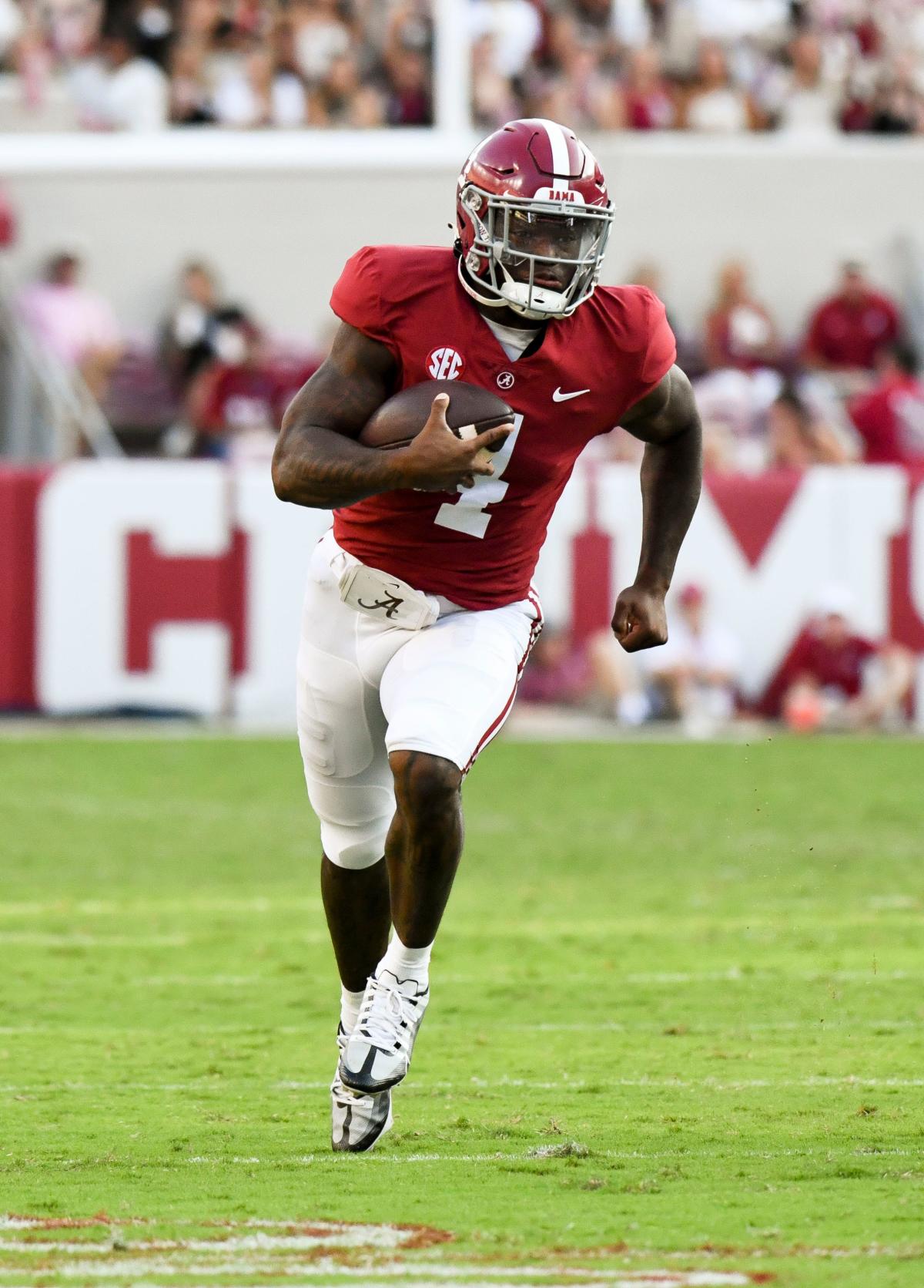 What Alabama football QB Jalen Milroe did against Arkansas after Bryce