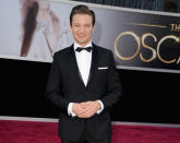 Actor Jeremy Renner arrives at the Oscars. (Credit: Getty)