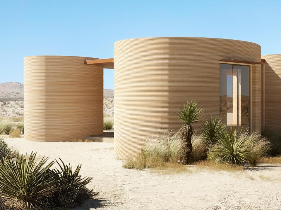 Renderings of the El Cosmico property shows a home.