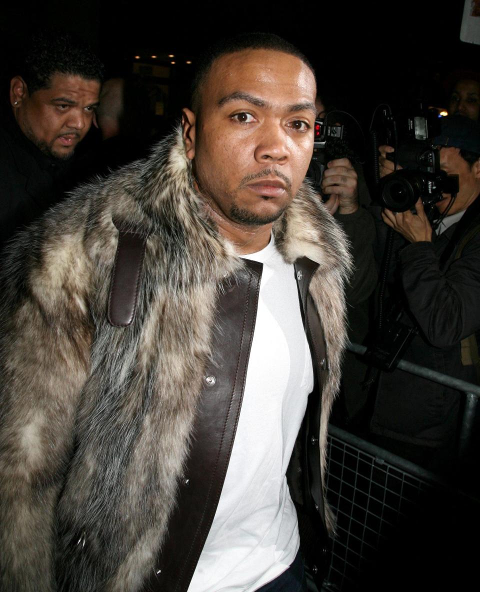 Timbaland seen at the Crystal Club