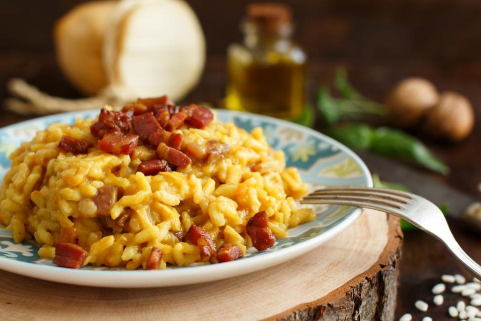 This twist on classic white rice is a favourite at Thanksgiving in Puerto Rico (Getty/iStock)