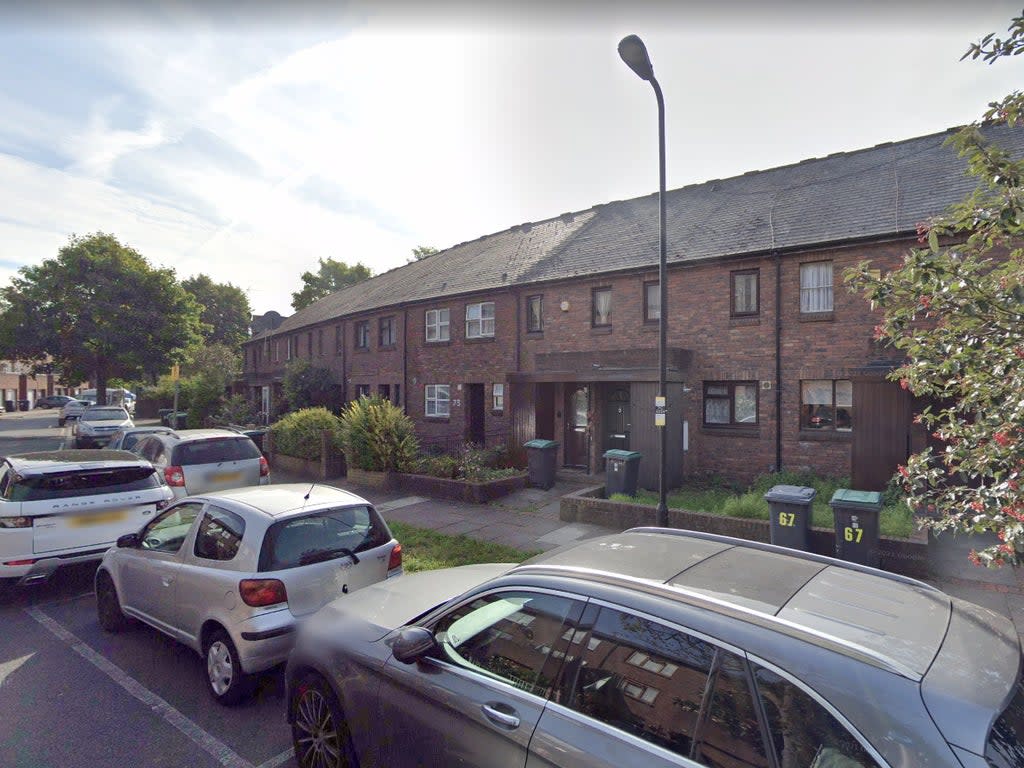 Officers were called to Plevna Crescent, in north London, on Saturday (Google Maps)