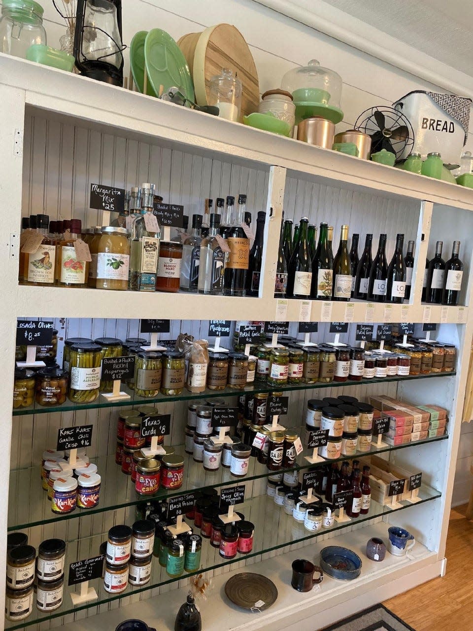 Shelves at Frannie's Market are stocked with everything you need for a top-notch meal or gathering.