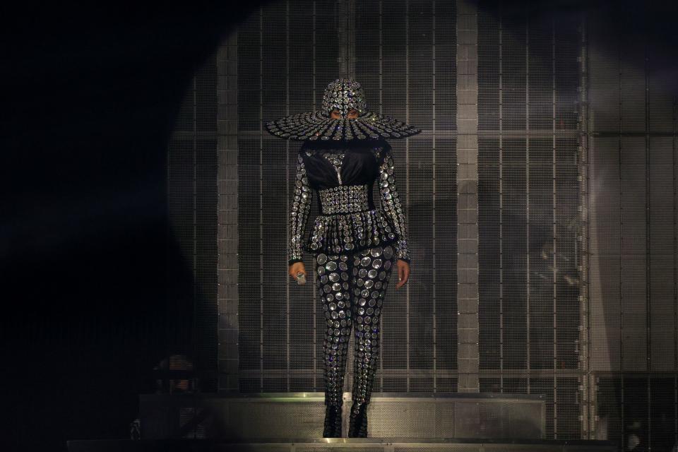 Beyoncé during the "RENAISSANCE WORLD TOUR in June 2023 in Warsaw, Poland.