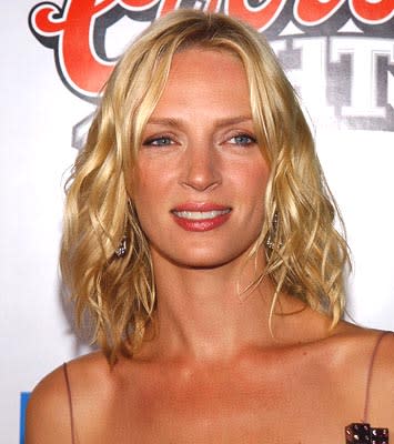 Uma Thurman at the LA premiere of Miramax's Kill Bill Vol. 2