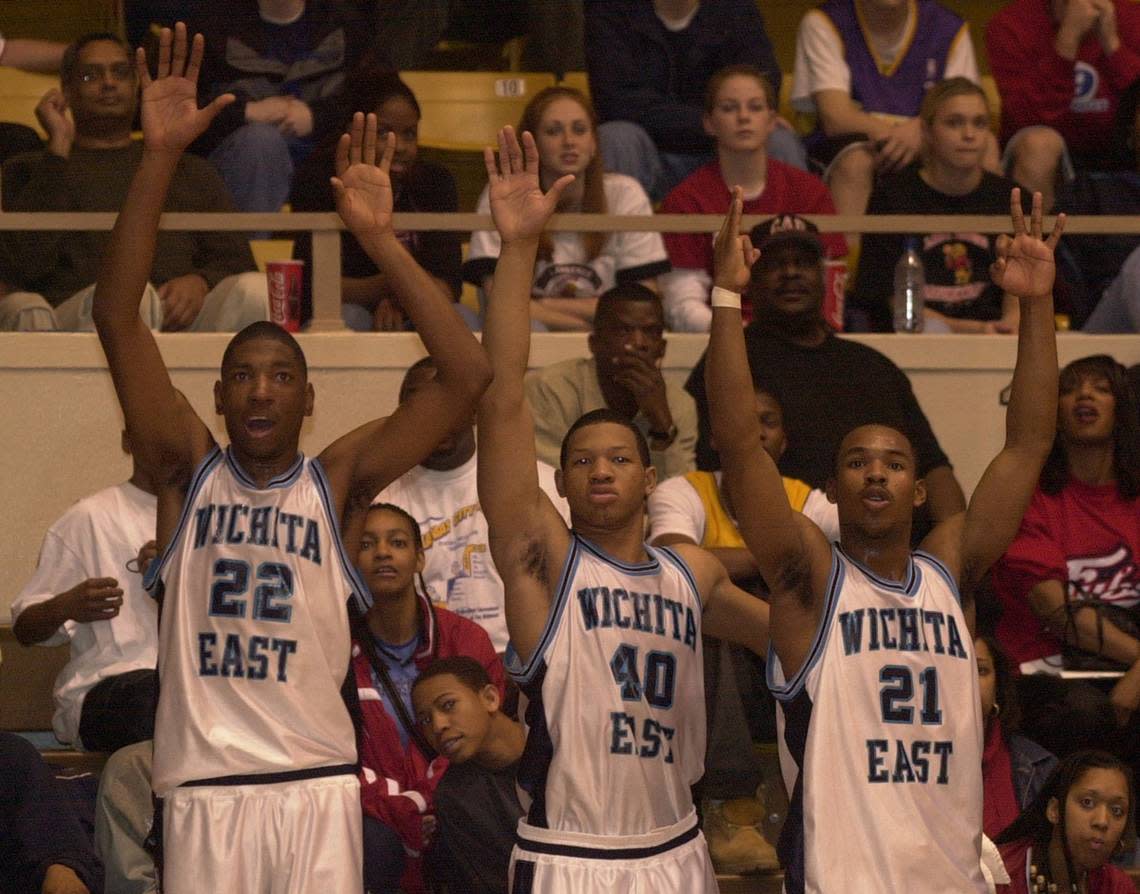 East’s Taj Gray, Carlin Whitten and R.J. Allen were three of the best players to play under Ron Allen at East.