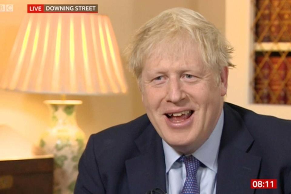 Boris Johnson spoke during an interview on BBC Breakfast (PA)